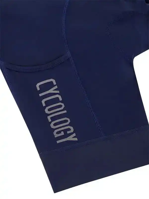 Men's Cargo Bib Shorts Navy - Image 7