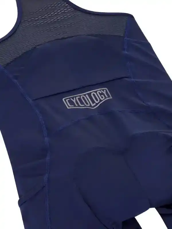 Women's Cargo Bib Shorts Navy - Image 5