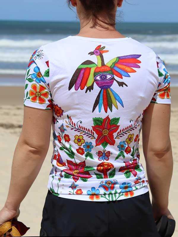 Frida Women's Technical T-Shirt White - Image 7