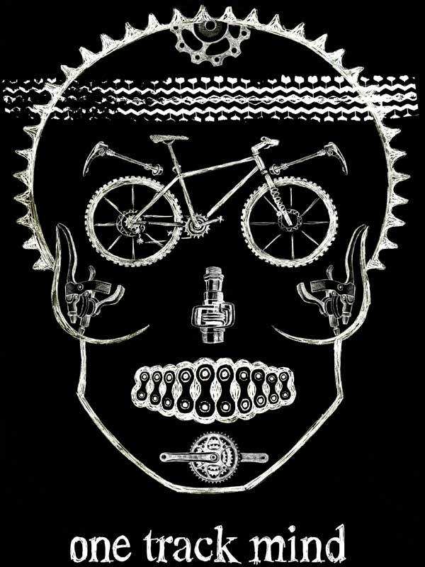 One track Mind Men's T shirt - Image 2