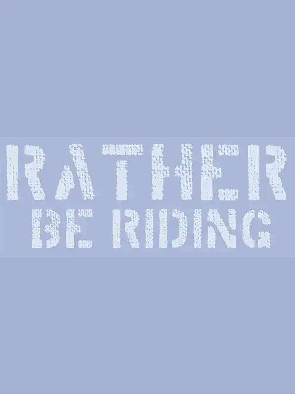 Rather Be Riding Men's T-shirt Light Blue - Image 2