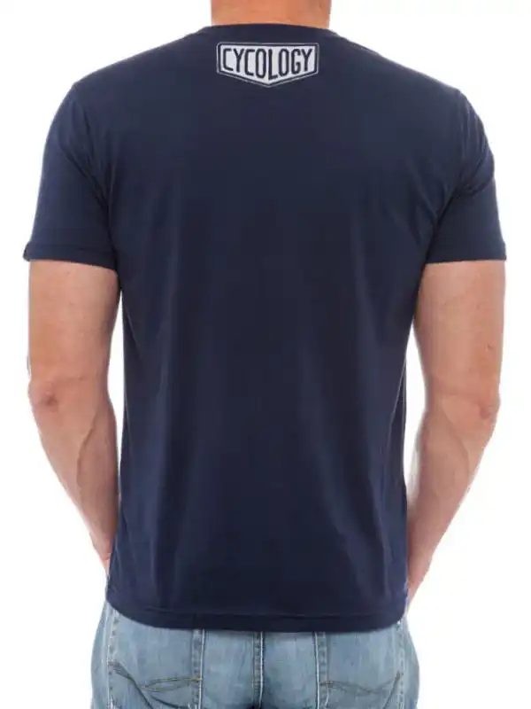 Rather Be Riding Men's T shirt Navy - Image 3