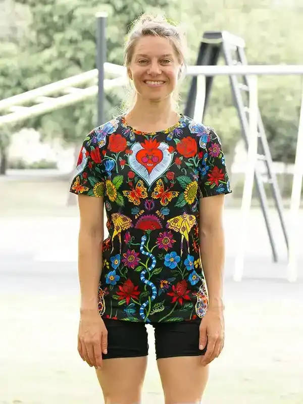 River Road Black Women's Technical T-Shirt - Image 3