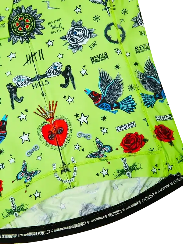 Tattoo Men's Classic Jersey Lime - Image 6