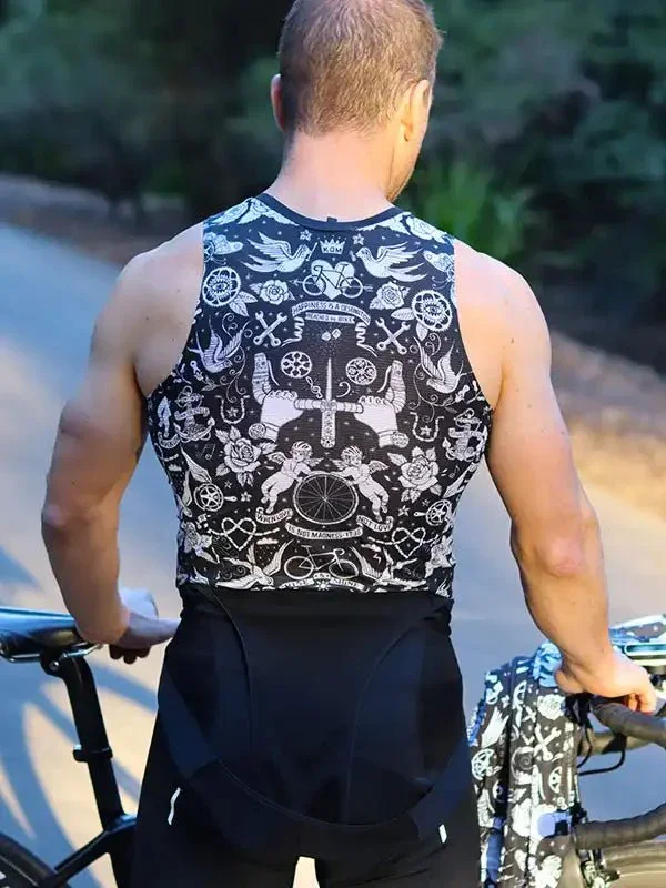 Velo Tattoo Men's Sleeveless Base Layer - Image 3